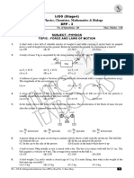 IJSO (Stage-I) Physics, Chemistry, Mathematics & Biology DPP - 3