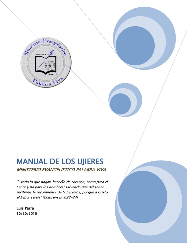 Manual de Los ujieres | Dios | Iglesia Católica