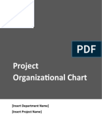 Project Org Chart Template With Instructions
