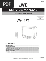 схема и сервис мануал на английском JVC AV-14FT шасси CG