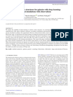 Stac2055 Classification of Cosmic Structures For Galaxies With Deep Learning: Connecting Cosmological Simulations With Observation