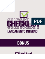 Checklist Lancamento Interno