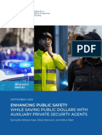 Enhancing Public Safety While Saving Public Dollars With Auxiliary Private Security Agents