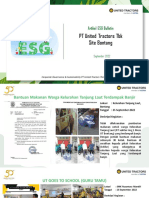ESG Bulletin September 2022 - UT Bontang