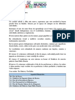 Carta de Enero 2019 Infantes