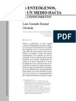 Los Enteógenos Como Conocimiento Antiguo