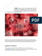 COVID-19 Pandemic's Impact on Daily Life and Global Economy