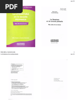 La Literatura en La Escuela Primaria