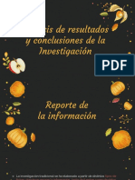 Análisis de Resultados y Conclusiones de La Investigación