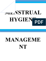Menstrual Hygiene Management