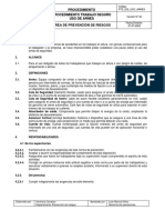 PTS - SGI - USO - ARNÉS v00 Procedimiento de Uso de Arnés