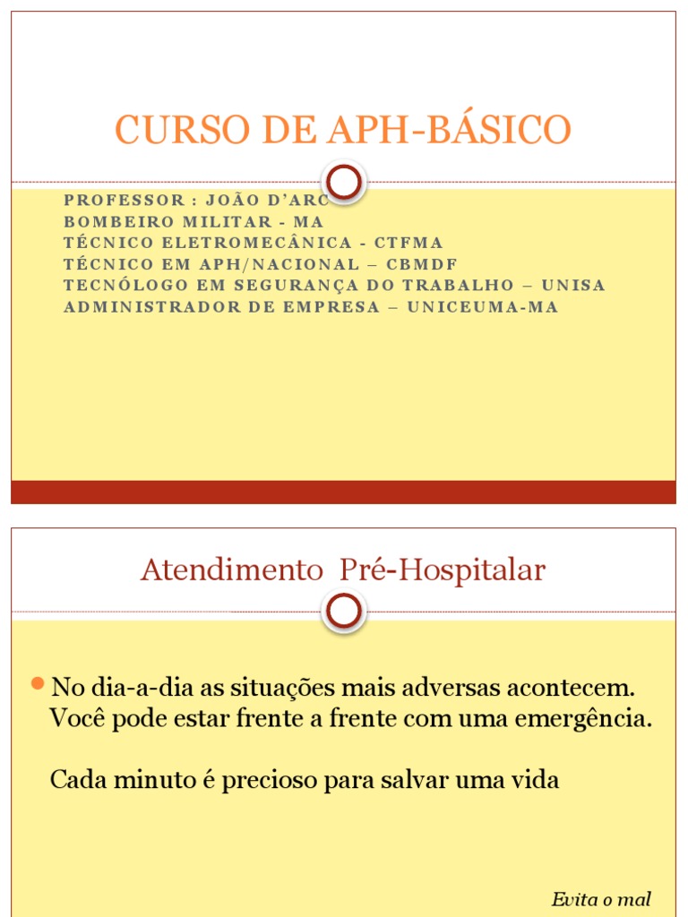 Curso De Aph Básico Pdf Especialidades Médicas Medicina Clínica