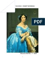 Pdfcoffee.com My Last Duchess Robert Browning PDF Free