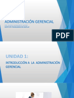 Unidad I Administracion Gerencial