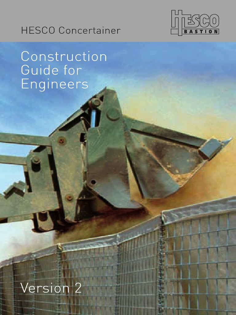 HESCO Construction Guide v2 LR 27 - 07 - 11 | PDF | Safety ...
