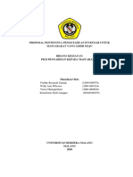 PKM-M - Pentingnya Investasi Untuk Masyarakat Yang Lebih Maju