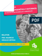 Seminario Genética, Epigenética y Entornos