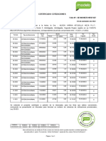 Certificado de Cotizaciones AFPModelo