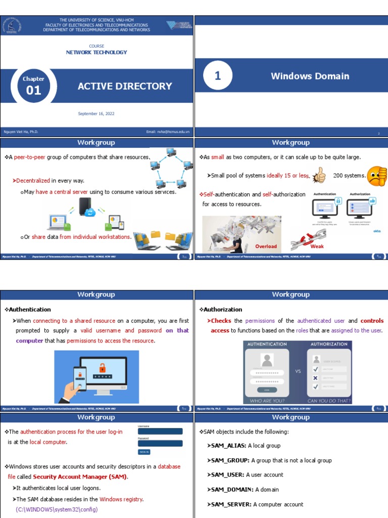 Active Directory Forest Information | PDF | Active Directory | Computer ...
