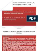 Tema 4 Actos Iniciales y Desarrollo de La Investigacion Preliminar