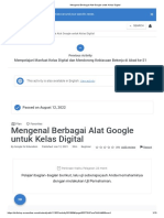 Mengenal Berbagai Alat Google Untuk Kelas Digital