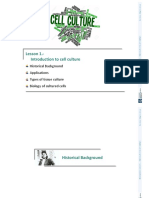 LESSON 1 - Introduction To Cell Culture