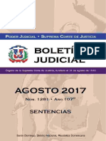 Boletin Judicial Agosto 2017