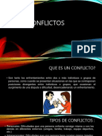 Tipos de conflictos