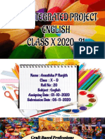 English Project Class 10th