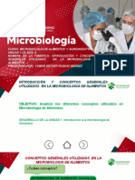 Conceptos Generales de Microbiologia de Alimentos y Agroindustrial