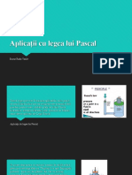 Aplicații Cu Legea Lui Pascal
