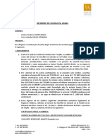 Informe Legal Sobre Desalojo Por Ocupante Precario