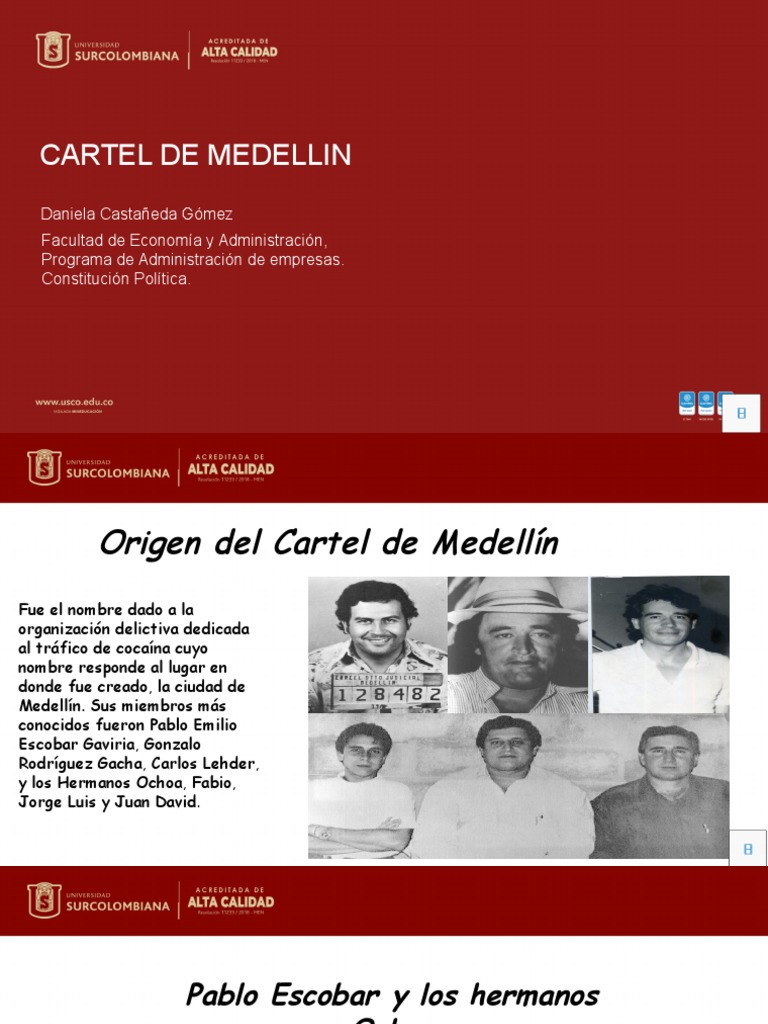 Orígenes y Fin del Cartel de Medellín | PDF