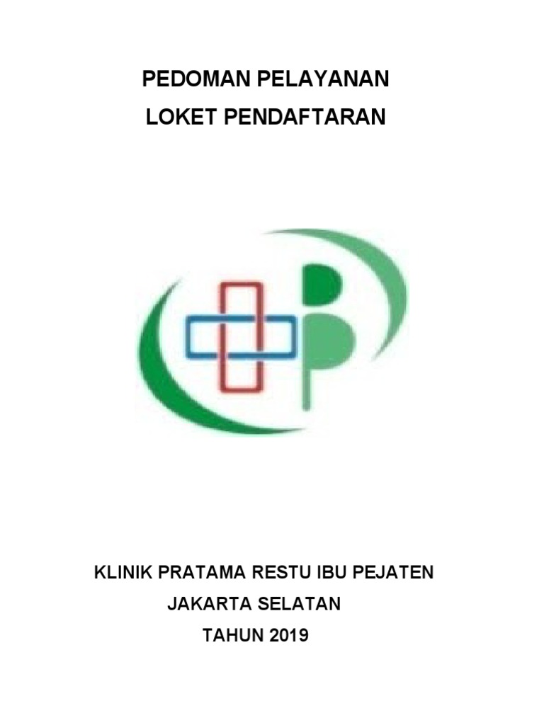 pedoman-pelayanan-loket-pendaftaran-klinik-pratama-restu-ibu-pejaten-pdf