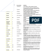 Ielts Word List