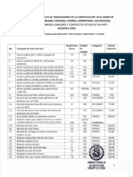 Tabulador CTM 2019 Tepic Norte y Centro