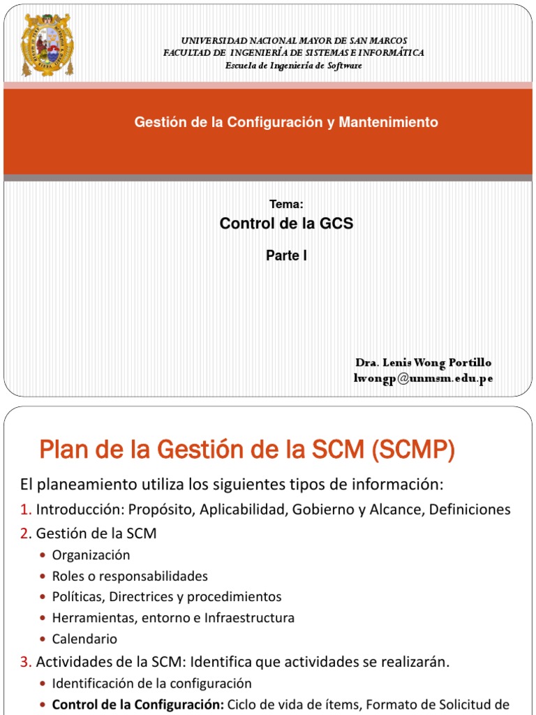 Control de La GCS-Parte 1 | PDF | Software | Ingeniería de software