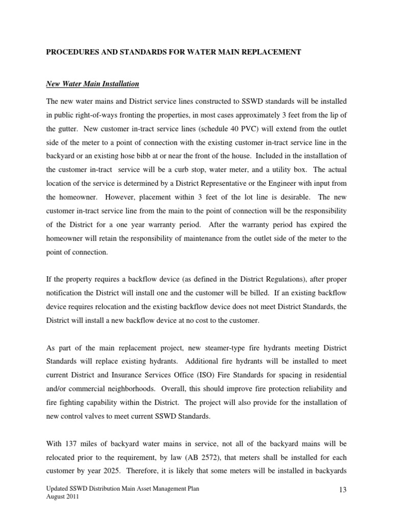 Procedures and Standards For Water Supply PDF Civil Engineering