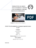 Planificación y presupuestos empresariales en épocas de crisis