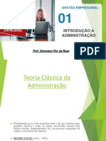 Aula 01 - Teoria Clássica - TGA - Cleverson