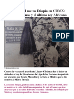La Historia Del Metro Etiopía en CDMX