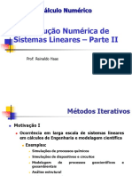 Métodos Iterativos para Sistemas Lineares