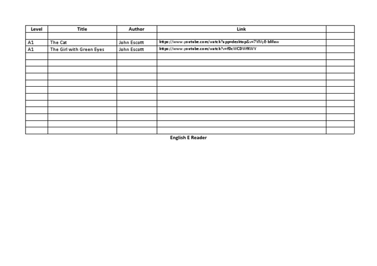 English E Reader 4 | PDF | Games & Activities | Language Arts & Discipline