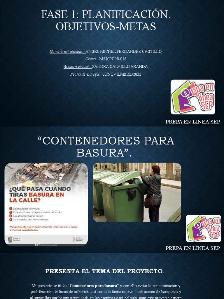 Proyecto de Contenedores de Basura | PDF | Residuos | Entorno natural