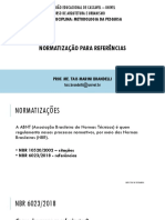 Aula 6 - Normatização Científica para Referências