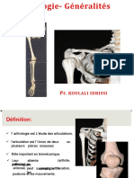 Arthrologie - PR Koulali Idrissi