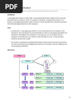 Packaging Specification