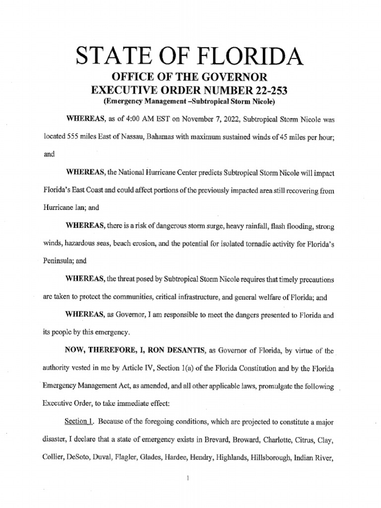 State of Emergency | PDF | Emergency Management | Emergency