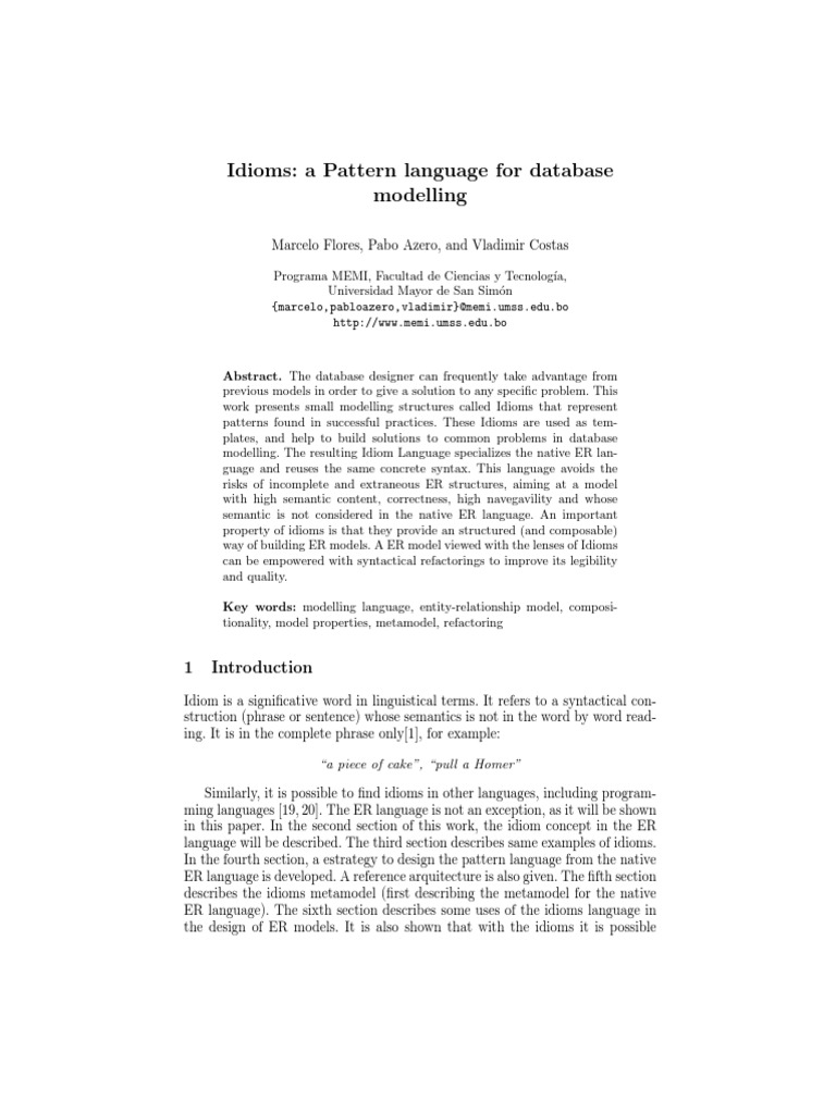 Paperidiomslast | PDF | Idiom | Unified Modeling Language