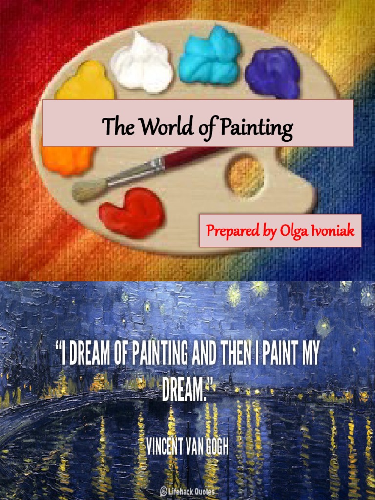 The World of Painting Prepared by Olga Ivoniak PDF Still Life